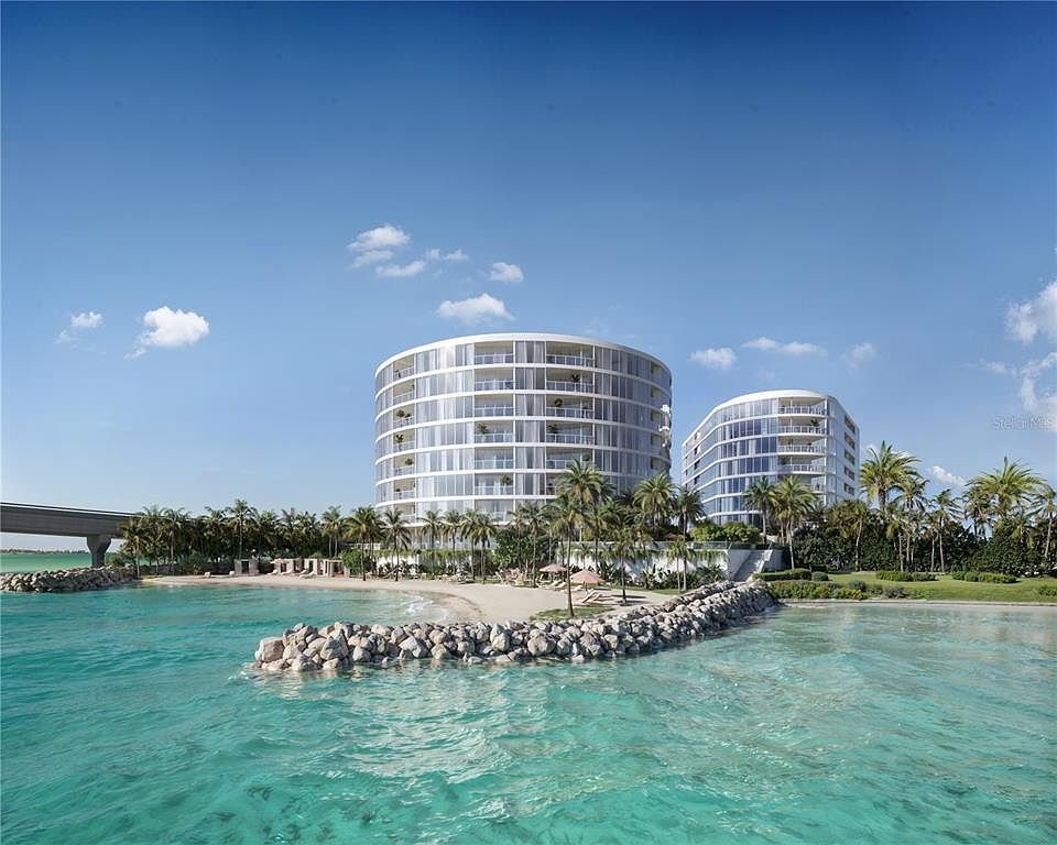 Beachfront residences, from three bedrooms to penthouse