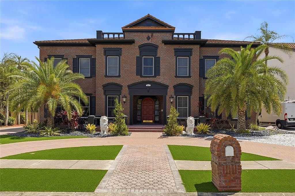Gated mansion with guest house