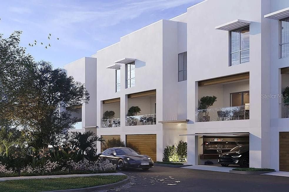 Three-level townhome with private elevator