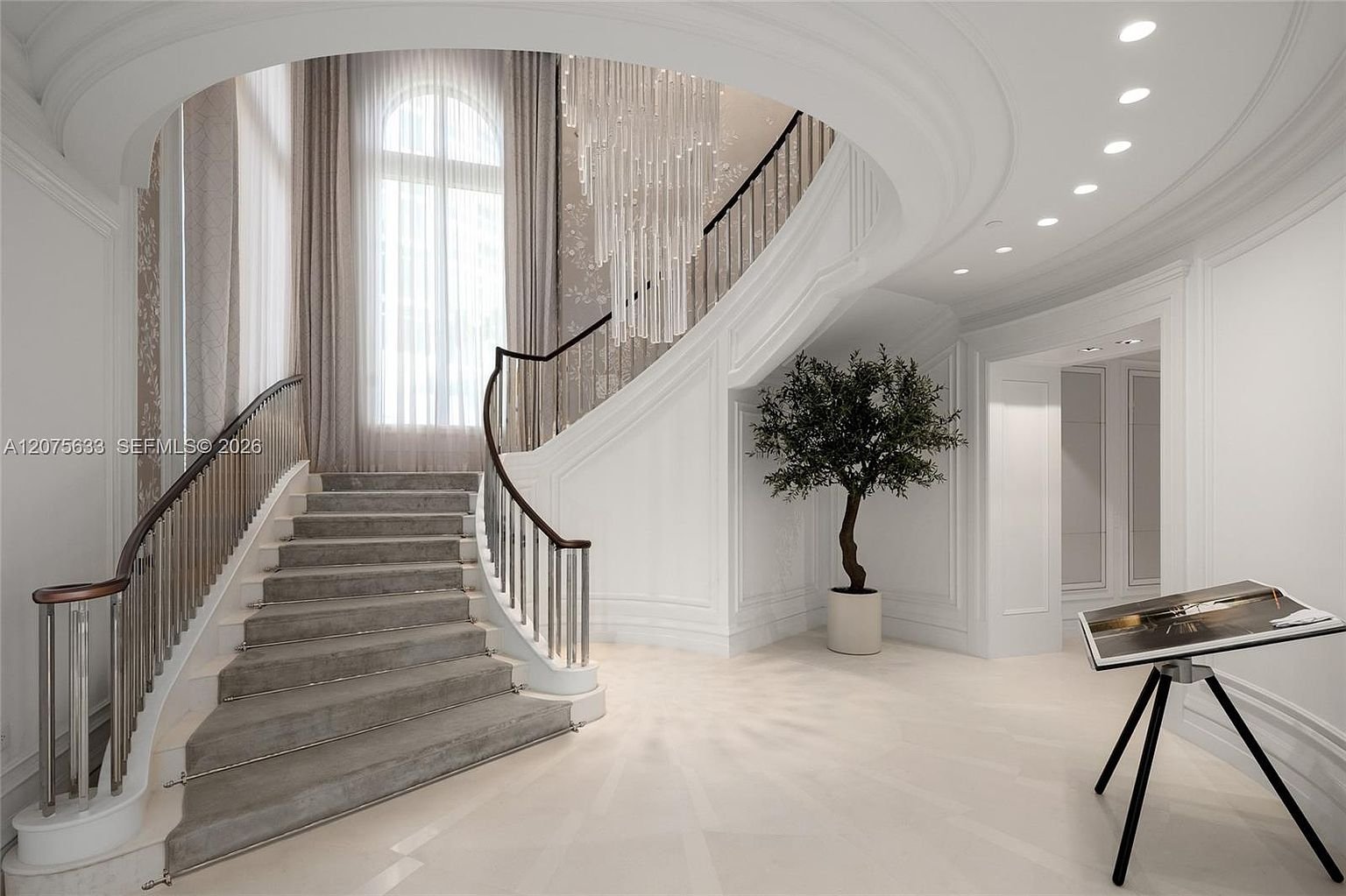 Three-level oceanfront villa