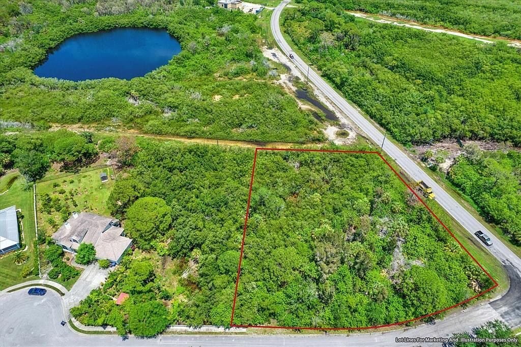 Corner lot of over an acre in the northeast